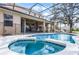 Inviting spa adjacent to the refreshing swimming pool at 673 Copeland Dr, Haines City, FL 33844