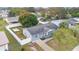 Aerial view showing a single-Gathering home with a fenced yard at 723 Florida Pkwy, Kissimmee, FL 34743