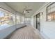 Screened porch overlooking a lake at 1465 Riviera Dr, Kissimmee, FL 34744
