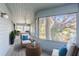 Relaxing screened porch with wicker furniture and water views at 1465 Riviera Dr, Kissimmee, FL 34744