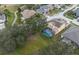 Aerial view of house and backyard pool at 2101 Bunker View Ct, Kissimmee, FL 34746