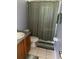 Bathroom with toilet, sink, and shower at 308 Coventry Estates Blvd, Deltona, FL 32725