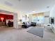 Comfortable living area with sectional sofa and TV at 4191 Oaktree Drive, Davenport, FL 33837