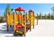 Colorful playground with play structures for children at 4191 Oaktree Drive, Davenport, FL 33837