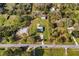 Overhead view of house and yard with surrounding trees at 4950 Nova Ave, St Cloud, FL 34773