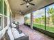 Spacious screened patio, perfect for outdoor relaxation at 681 San Joaquin Rd, Poinciana, FL 34759