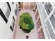 Overhead view of a courtyard with lush greenery at 453 Water St, Kissimmee, FL 34747