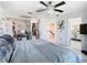 Spacious bedroom with large bed and walk-in closet at 513 Big Black Way, Kissimmee, FL 34759
