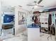 Large walk-in closet with custom organizers and island at 513 Big Black Way, Kissimmee, FL 34759