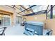 Private backyard hot tub with covered patio at 2627 Bugatti Ct, Kissimmee, FL 34746
