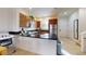 Updated kitchen featuring stainless steel appliances and a breakfast bar at 2627 Bugatti Ct, Kissimmee, FL 34746