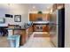 Well-equipped kitchen boasts stainless steel appliances and granite counters at 2627 Bugatti Ct, Kissimmee, FL 34746