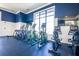 Modern fitness center with cardio and strength training equipment at 2937 Hooded Crane Cv, Harmony, FL 34773