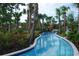 Lazy river winding through tropical landscaping at 4626 Terrasonesta Dr, Davenport, FL 33837