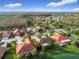 Aerial view of a luxury community with large homes and a lake at 542 Viterra Ct, Kissimmee, FL 34759