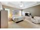 Bright and airy bedroom with a comfortable bed and ample closet space at 542 Viterra Ct, Kissimmee, FL 34759