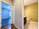 Clean bathroom with toilet, sink, and vanity at 627 Lucerne Blvd, Winter Haven, FL 33881
