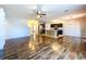 Modern kitchen with stainless steel appliances and an island at 627 Lucerne Blvd, Winter Haven, FL 33881