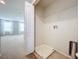 Laundry closet with shelving and hookups for washer and dryer at 627 Lucerne Blvd, Winter Haven, FL 33881