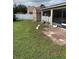 Backyard with shed and patio area at 306 Medina Ct, Kissimmee, FL 34758