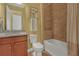 Well-appointed bathroom with granite vanity and updated fixtures at 5043 Vantage Ct, St Cloud, FL 34772