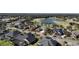 House nestled in a golf community, near a lake at 1280 Osprey Landing Dr, Lakeland, FL 33813