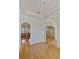Open dining room with hardwood floors and kitchen views at 1280 Osprey Landing Dr, Lakeland, FL 33813