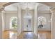 Bright and spacious entryway with high ceilings and hardwood floors at 1280 Osprey Landing Dr, Lakeland, FL 33813