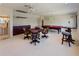 Game room with pool table, poker table, and wet bar at 1280 Osprey Landing Dr, Lakeland, FL 33813