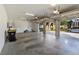 Large three-car garage with openers, and plenty of storage at 1280 Osprey Landing Dr, Lakeland, FL 33813