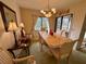 Dining area with table and view to backyard at 2 Buck Cir # 2, Haines City, FL 33844