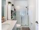 Clean bathroom with shower, toilet, and vanity at 590 Tanaro Ln, Haines City, FL 33844