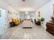 Open living area with a view of the kitchen and dining area at 590 Tanaro Ln, Haines City, FL 33844