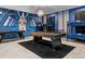 Star Wars themed game room with pool table and bunk beds at 2901 Protagonist St, Kissimmee, FL 34746