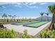 Community bocce ball courts with beautiful landscaping at 1991 Spring Shower Cir, Kissimmee, FL 34744