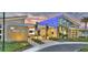 Modern Residents Club with glass exterior and landscaping at 128 Mosaic Blvd, Daytona Beach, FL 32124