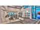 Modern fitness center with various equipment and large windows at 128 Mosaic Blvd, Daytona Beach, FL 32124