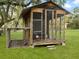 Chicken coop with run and additional enclosure at 10820 Sw 31St Way, Webster, FL 33597