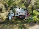 Aerial view highlighting home and property at 10820 Sw 31St Way, Webster, FL 33597