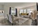 Spacious living room features stylish furniture and a modern aesthetic at 1610 Reynolds Rd # 5, Lakeland, FL 33801