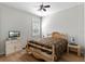 Cozy bedroom with wood flooring and a double bed at 625 Legacy Park Dr, Casselberry, FL 32707