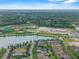 Aerial view of community, school, and lake at 625 Legacy Park Dr, Casselberry, FL 32707