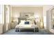Spacious Primary bedroom with plush bed and stylish decor at 3990 Willowbrook Dr, Edgewater, FL 32141