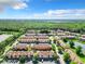 Aerial view of community at 2705 Bushman Dr, Kissimmee, FL 34746