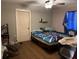 Bedroom with double bed and window at 136 Madera Dr, Winter Haven, FL 33880