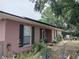 Side view of ranch home with solar panels at 136 Madera Dr, Winter Haven, FL 33880
