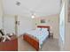 Spacious bedroom with a double bed and lots of closet space at 2163 Rainbower Ct, Lakeland, FL 33810