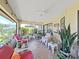 Cozy screened porch, perfect for relaxing at 2163 Rainbower Ct, Lakeland, FL 33810