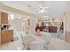 Bright dining area with open view to the living room at 2163 Rainbower Ct, Lakeland, FL 33810