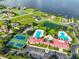 Resort-style amenities including pool, tennis courts, and clubhouse at 485 Adams View Ln, Auburndale, FL 33823